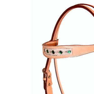 ชุดขี่ม้าแบบตะวันตกออกแบบโลโก้ได้ตามต้องการชุดฝึกแบบปรับได้ชุดบังเหียนม้าทำจากหนังแท้ - Product Image 3