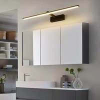 Miroir de salle de bain moderne simple lumière led applique murale miroir coiffeuse éclairage lampes murales de toilette