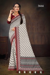 Dola jazi saree saree Multi Broderie Travail Avec Running Work Blouse viscove jazi patta - Product Image 2