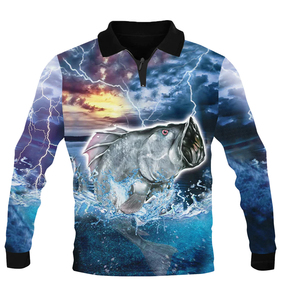 Camisas de Pesca con Capucha de Manga Larga para Hombre, Camisa de Pesca de Secado Rápido, Ropa Deportiva Transpirable, Ropa de Pesca de Primera Calidad, Jersey - Product Image 1