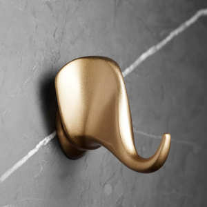 Porte-manteau mural décoratif en forme de tête d'éléphant en or de luxe JIBH013, porte-serviettes en forme d'éléphant de qualité supérieure - Product Image 4