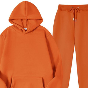 2024 hombres mujeres Casual Color sólido manga larga ligero pulóver chándal secado rápido transpirable 100% algodón cintura elástica - Product Image 3