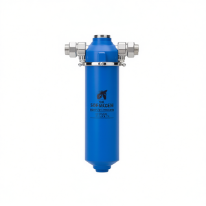 Adoucisseur d'eau réglable avec dosage de sel polyphosphate 1/2 pouce, filtre anti-calcaire et raccords ciblés - Product Image 3