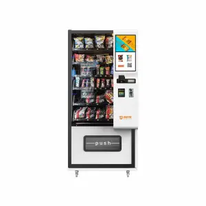 Grosir mesin penjual kulkas pintar AI menjual makanan ringan minuman keras minuman lainnya