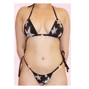 Nouveau design Ensemble soutien-gorge culotte danse du ventre avec perles de qualité pour exportation - Product Image 6