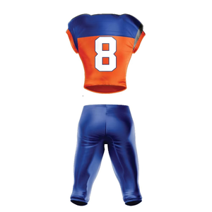 Maillots de football américain personnalisés en gros, tailles plus grandes, respirants, manches courtes pour adultes - Product Image 2
