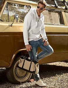 Sudaderas con capucha informales de invierno para hombre, Color sólido, 100% algodón, forro polar, ajuste Regular, secado rápido y transpirable, alta calidad - Product Image 4