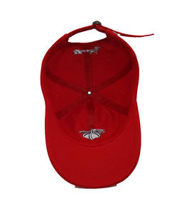 6 แผงคุณภาพสูงผ้าใบผ้าฝ้ายสีแดงไม่มีโครงสร้างเบสบอลกีฬาหมวกเย็บปักถักร้อยที่กําหนดเองโลโก้ Palmes ต้นไม้หมวกผู้ชาย - Product Image 5