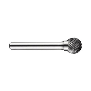 Fresa de 2 filos para centros de mecanizado CNC, con vástago de 6 mm, longitud de cabeza de 11 mm, dientes de carburo de corte cruzado, para 12.7 mm - Product Image 3