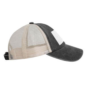 Gorro de camionero de alta calidad con logotipo personalizado, entrega rápida, gorras de béisbol Premium de malla de algodón a la venta - Product Image 5