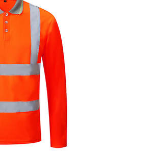 Fluorescent Polo <b>Shirt</b> Security <b>Men</b> Workwear Construction Worker Hi Vis Polo T <b>Shirt</b> With Reflective <b>Short</b> <b>Sleeve</b> Safety <b>Shirt</b> - Product Image 6