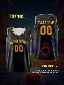 Mejor Diseño Unisex Baloncesto Jersey Original Transferencia de Calor Equipo Juvenil Ropa Deportiva Transpirable Al Por Mayor Impreso Baloncesto Jersey - Product Image 5