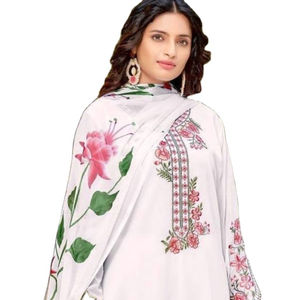 Nuevo traje pakistaní Fox Georgette con Stanton interior viscosa seda inferior gasa impresión Digital traje colección - Product Image 1