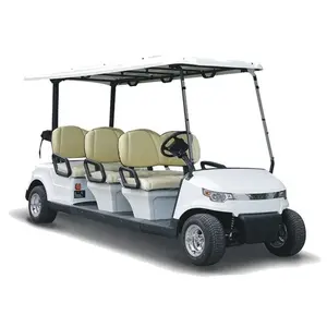 Carrito de Golf eléctrico, 2 + 2 asientos, batería de litio, 5KW7KW