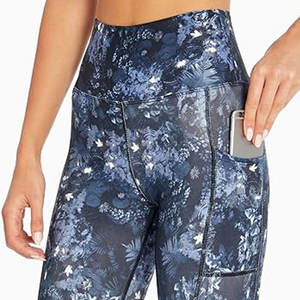 Nouveaux vêtements de sport personnalisés pour femmes Legging sans couture taille moyenne vêtements de yoga d'entraînement de gymnastique avec motif solide prix - Product Image 3
