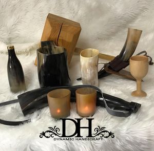 Taza de Cuerno Rústica Hecha a Mano con Tacto Real, Cuerno Natural para Beber, para Recreaciones Históricas, Festivales y Regalos Empresariales - Product Image 6