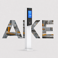 Interphone vidéo LCD en alliage d'aluminium étanche IP54 avec vision nocturne pour système de gestion d'accès sans billet pour parkings