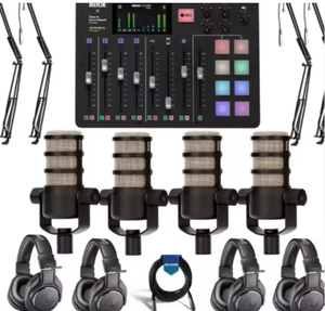 ไมโครโฟน Rode รุ่น RODECaster Pro คอนโซลผลิตพอดแคสต์แบบครบวงจร พร้อมอุปกรณ์เสริม - Product Image 1