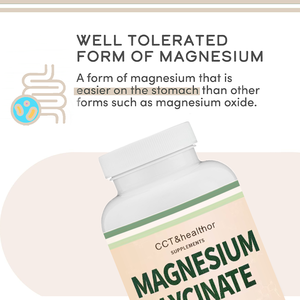 Cápsulas de Glicinato de Magnesio de 500 mg, Alta Absorción, Energía, Apoyo para el Sueño, 120 Cápsulas Veganas - Product Image 4