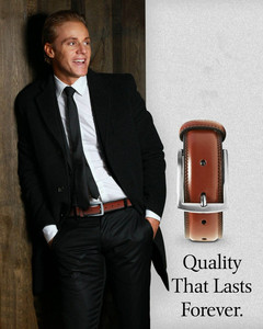 เข็มขัดหนังวัวแท้สำหรับผู้ชายปรับแต่งได้แบบลำลองพร้อมหัวเข็มขัดล็อกอัตโนมัติทำจากเหล็กเป็นมิตรกับสิ่งแวดล้อมและทนทานราคาถูก - Product Image 3