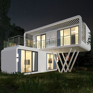 Casa Prefabricada de Acero Marca Gangte Fabricada en China, Modelo Apple Cabin, 2 Pisos, Impermeable, para Uso en Viviendas, Villas y Hoteles - Product Image 1