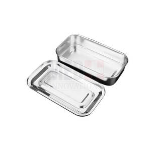 Plateau porte-instruments en acier inoxydable, certifié CE, de haute qualité, professionnel, médical, chirurgical, dentaire, de laboratoire - Product Image 6