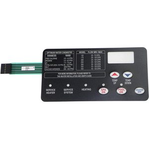 472610Z Replacement Membrane <b>Switch</b> Pad for MasterTemp Pool and Spa Heater Household Electrical System Made of Plastic - Product Image 2