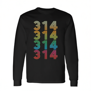 Camiseta vintage retro de los años 80 de St. Louis, código de área 314, Missouri, camiseta promocional de manga larga - Product Image 2