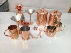 Custom Hot Sell Beer Cocktail Moscow Mule <b>Cup</b> With Bottle Opener <b>Straws</b> Party Hammer Copper and Stainless Steel Bar Accessories - Product Image 6
