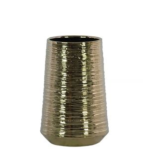 <b>Ribbed</b> Shape High Quality Table Metal Flower <b>Vase</b> Vintage Unique Modern Festive Decor Usage Home Decorative at Wholesale Prices - Product Image 1