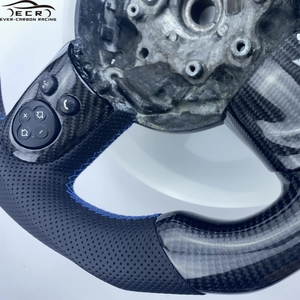 Volante de fibra de carbono de fondo plano a <span class=keywords><strong>precio</strong></span> de fábrica ECR para BMW <span class=keywords><strong>Mini</strong></span> <span class=keywords><strong>Cooper</strong></span> F56 Racing Ever-Carbon - Product Image 6