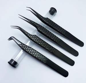 Pinzas para Pestañas de Acero Inoxidable, Proveedores de Pinzas para Pestañas Profesionales, Mayorista de Pinzas para Pestañas, Logotipo Personalizado, Herramientas de Belleza para Pestañas - Product Image 2