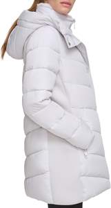 Chaqueta de Invierno para Mujer con Capucha 2024, Estampada, Tejida, Rellena de Poliéster, Informal, Holgada, Transpirable, Impermeable y Ecológica - Product Image 4