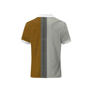 เสื้อโปโลแขนสั้นระบายอากาศได้ดีสำหรับผู้ชายผ้าฝ้ายระบายอากาศทำจากผ้าคอตตอนสีพื้นใส่สบายมีโลโก้ตามสั่ง - Product Image 4