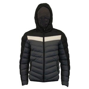 Chaqueta acolchada con capucha a prueba de viento impermeable de lona de invierno para hombre de alta calidad servicio OEM respetuoso con el medio ambiente personalizable - Product Image 6