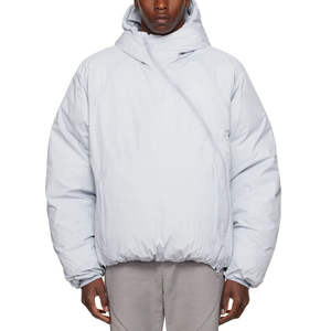 Doudoune personnalisée d'hiver de haute qualité avec fermeture éclair complète coupe-vent grande taille nouveau style de veste bouffante au design à bulles Offre Spéciale pour homme - Product Image 1