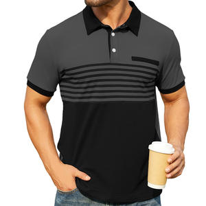 เสื้อโปโลสำหรับผู้ชายสำหรับเล่นกอล์ฟป้ายปักโลโก้ตามสั่งตัวเลือกการพิมพ์สำหรับทีมกีฬาหรือเครื่องแบบสำนักงาน - Product Image 5