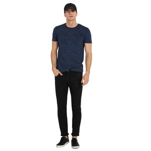 Camiseta clásica de algodón orgánico abullonado con cuello redondo para hombre 2025 de alta calidad Algodón 100% gran oferta diseño clásico - Product Image 2