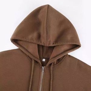 180ct Solid Zip Customized Mens Hoodies High Quality Heavyweight Regular Fit <b>Fleece</b> Cotton Polyester Anti-shrink Autumn - Product Image 3