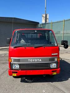 1992 T O Y O T A S Hi-Ace Red Pickup Truck With Metal Roof <b>Rack</b> And Step <b>Plate</b> - Product Image 5