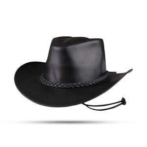 Alta calidad por encargo totalmente personalizado estilo occidental hombres sombreros de cuero de vaquero al por mayor mejor proveedor sombreros de cuero de vaquero - Product Image 4