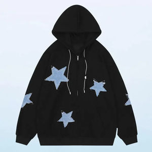 Sudaderas con Capucha Extra Grandes, Personalizadas con Logotipo, 100% Algodón, Tejido Grueso de 400 g/m², Parches Bordados, Ecológicas, con Apliques Desgastados - Product Image 2