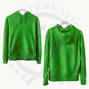 Sudadera con capucha de algodón 100% de gran tamaño personalizada, jersey con hombros caídos, ropa de calle, sudaderas con capucha sólidas de invierno con diamantes de imitación digitales - Product Image 3