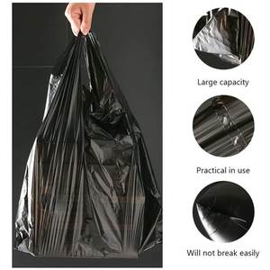 Bolsa de transporte de plástico HDPE, diseño de bolsas de embalaje de compras de alta resistencia, OEM, logotipo personalizado, embalaje de superficie Industrial - Product Image 1