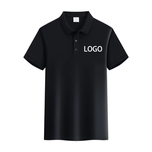 Polo de golf en coton lavé personnalisé en usine Chemise polo uniforme de travail décontracté de haute qualité pour hommes - Product Image 1