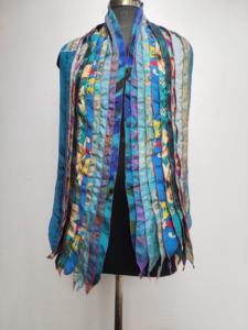 แผ่นผ้าส่าหรีผ้าไหมแบบยาวยาวยาวผ้าพันคอแบบกลับด้านได้สีสันสดใสดอกไม้ผ้านุ่มเรียบลื่นสำหรับผู้หญิงเครื่องประดับแฟชั่นฤดูใบไม้ผลิ - Product Image 4