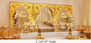 Custom Made Wooden Pakistani Wedding Stage Frames London Event Decor Moroccan Wedding <b>Mirror</b> Wall <b>Panels</b> For Reception Stage - Product Image 3