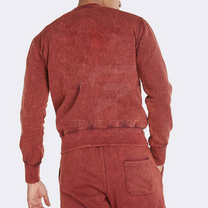 Survêtements respirants pour hommes de haute qualité fabriqués en usine ensembles de style solide avec logo personnalisé pour l'hiver en stock - Product Image 4