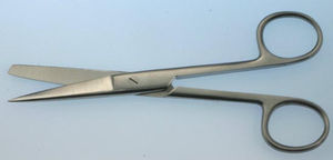 Ciseaux d'infirmières en acier inoxydable de haute qualité pour application de pansement chirurgical - Product Image 5