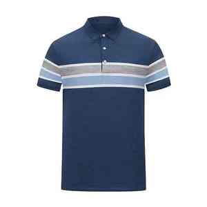 Camiseta de Algodón de Punto Sólido de Corte Ajustado para Hombre, Manga Corta, Diseño Moderno Informal y a la Moda, Cómoda y Ligera para el Verano - Product Image 1